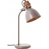 Lampa stołowa industrialna Erena szara Brilliant | Kup teraz!