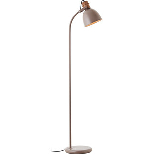 Lampa podłogowa industrialna Erena szara Brilliant