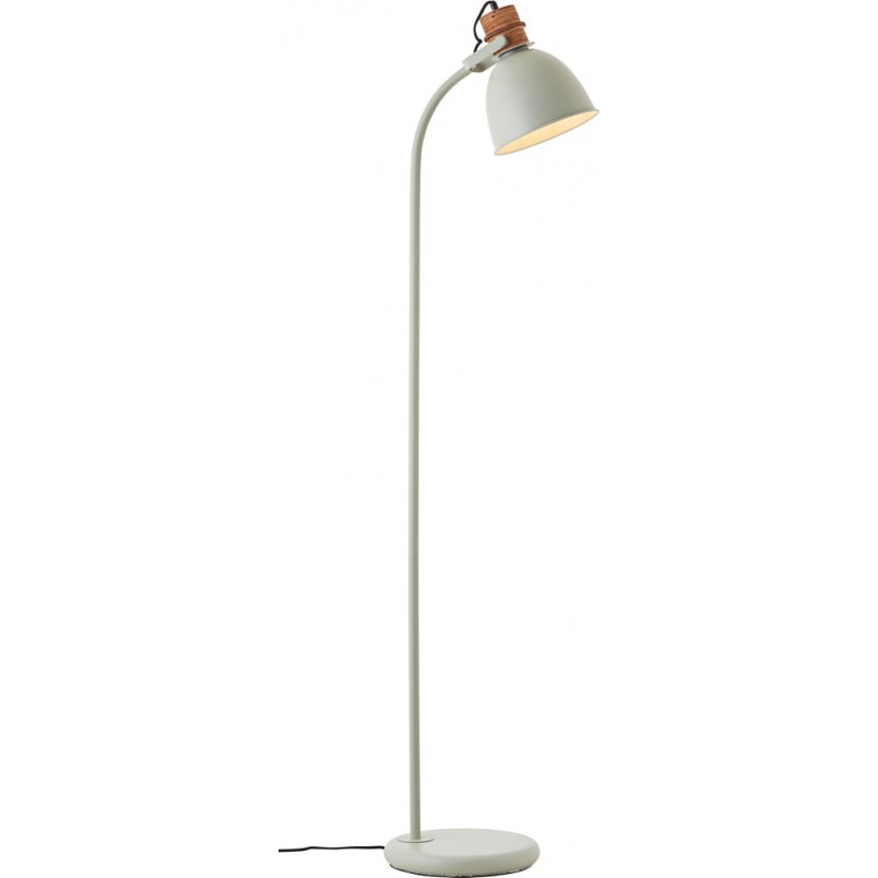 Lampa podłogowa industrialna Erena zielona - Brilliant | Kup teraz!