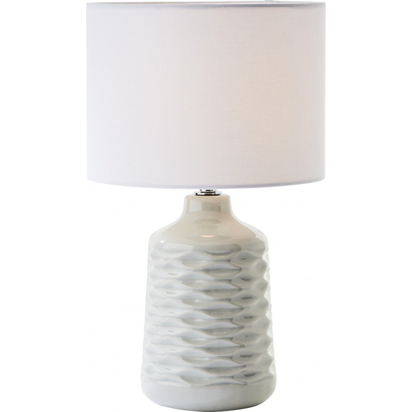 Lampa stołowa ceramiczna Ilysa szara Brilliant - Eleganckie oświetlenie