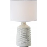 Lampa stołowa ceramiczna Ilysa szara Brilliant - Eleganckie oświetlenie