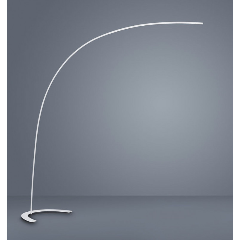 Lampa podłogowa Shanghai LED biała Trio - Eleganckie oświetlenie