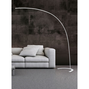 Lampa podłogowa Shanghai LED biała Trio - Eleganckie oświetlenie