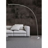 Lampa podłogowa Shanghai LED biała Trio - Eleganckie oświetlenie