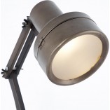 Lampa biurkowa industrialna Brilliant Hardwork | Czarna stal