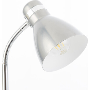 Lampa biurkowa Allison srebrna Brilliant - Odkryj idealne oświetlenie!