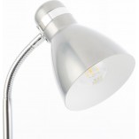 Lampa biurkowa Allison srebrna Brilliant - Odkryj idealne oświetlenie!