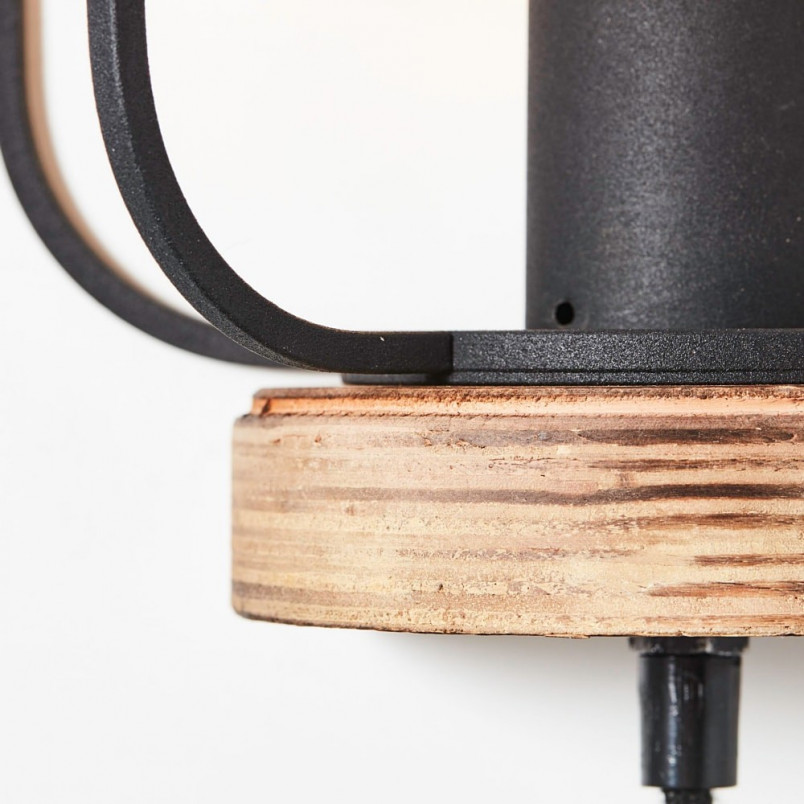 Kinkiet industrialny Gwen czarny - Brilliant | Loftowa lampa