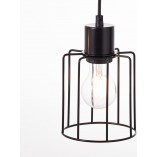 Lampy drewniane | Lampa wisząca drewniana belka Karlen 115cm szara Brilliant do salonu sypialni i kuchni