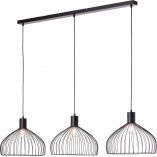 Lampa wisząca Blacky III - Loftowa lampa metalowa czarna | Brilliant