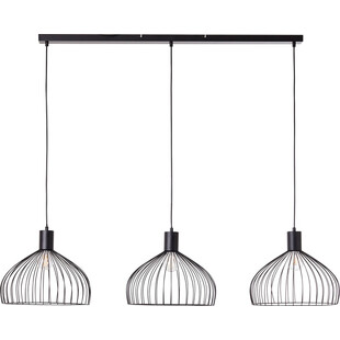 Lampa wisząca Blacky III - Loftowa lampa metalowa czarna | Brilliant