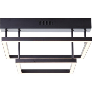 Plafon nowoczesny Ranut LED 35cm czarny Brilliant
