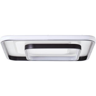 Plafon sufitowy nowoczesny Cava LED 40cm 3000K biały / czarny Brilliant