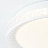 Plafon LED Burlie z pilotem - nowoczesne oświetlenie Brilliant