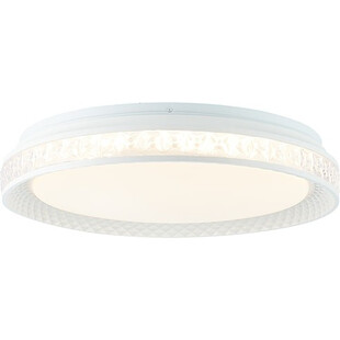 Plafon nowoczesny z pilotem sterowania Burlie LED 39cm biały Brilliant