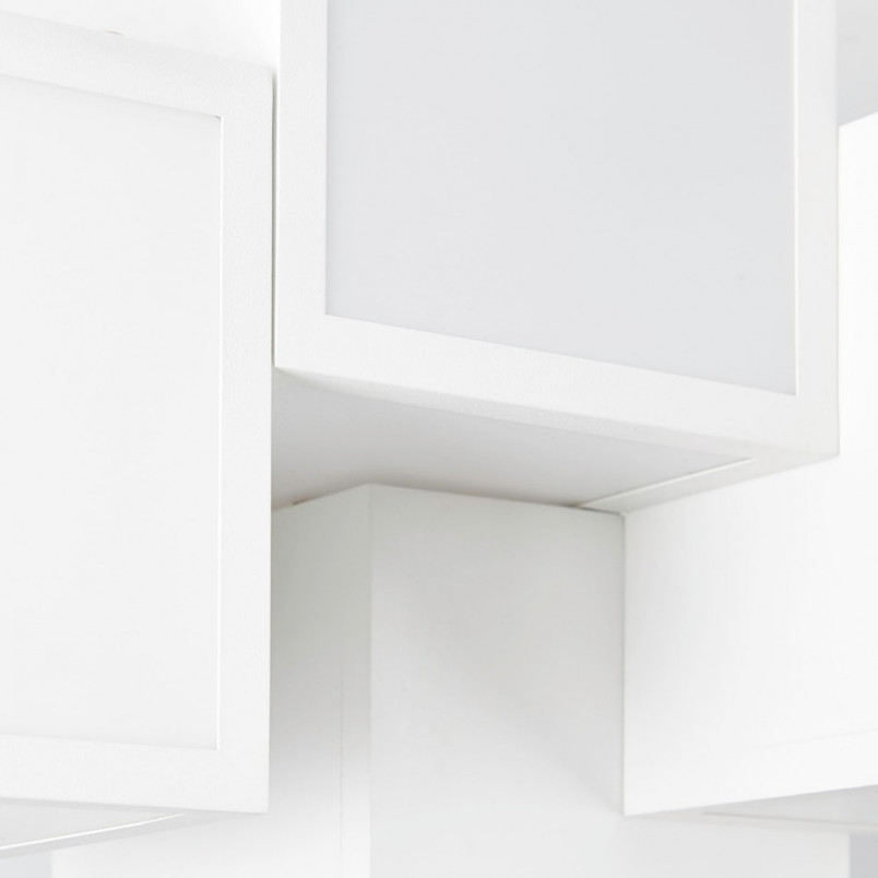 Plafon Cubix IV LED biały - Nowoczesne oświetlenie Brilliant