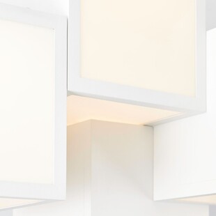 Plafon Cubix IV LED biały - Nowoczesne oświetlenie Brilliant
