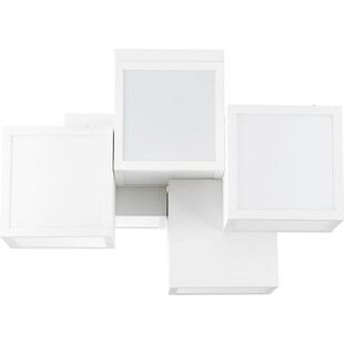 Plafon Cubix IV LED biały - Nowoczesne oświetlenie Brilliant
