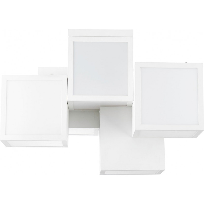 Plafon Cubix IV LED biały - Nowoczesne oświetlenie Brilliant