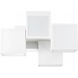 Plafon Cubix IV LED biały - Nowoczesne oświetlenie Brilliant