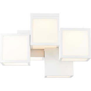 Plafon Cubix IV LED biały - Nowoczesne oświetlenie Brilliant