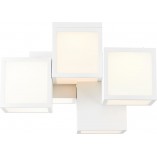 Plafon Cubix IV LED biały - Nowoczesne oświetlenie Brilliant