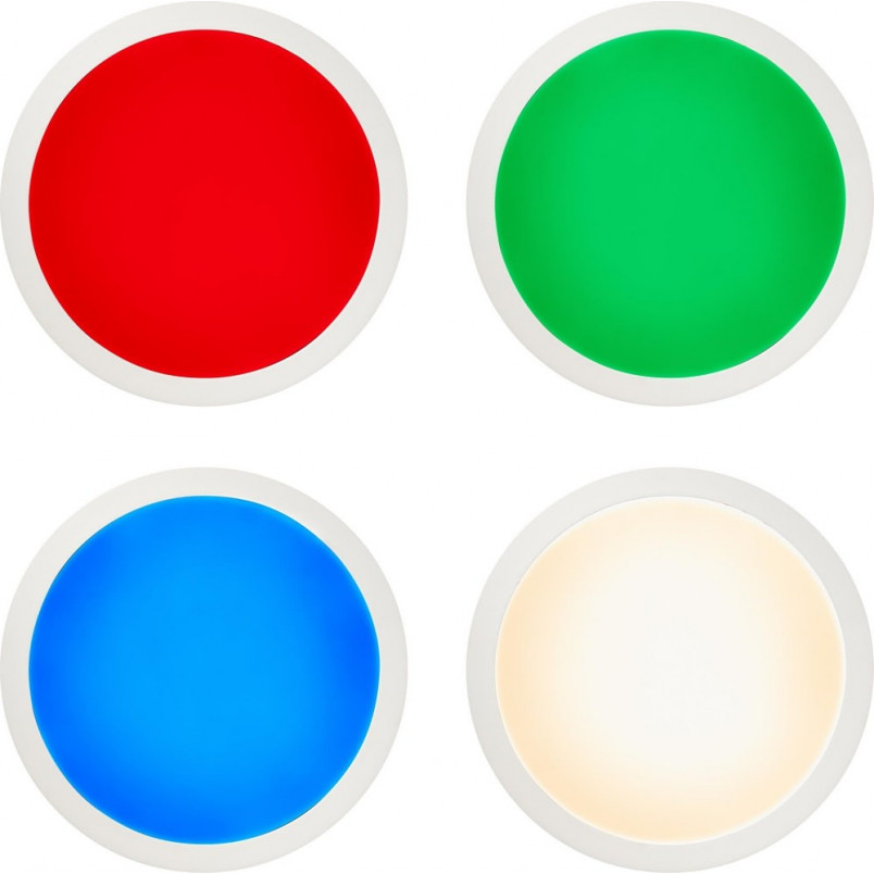 Plafon LED Okrągły z Pilotem Abie 40cm - Brilliant