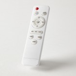 Plafon LED Jamil z pilotem | Srebrny, 48cm | Brilliant