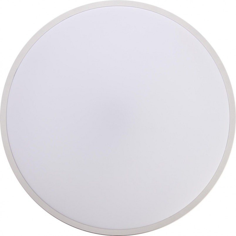 Plafon LED Jamil z pilotem | Srebrny, 48cm | Brilliant