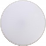 Plafon LED Jamil z pilotem | Srebrny, 48cm | Brilliant