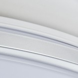 Plafon LED Jamil z pilotem | Srebrny, 48cm | Brilliant