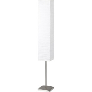 Lampa podłogowa papierowa Nerva Tytanowa/Biała marki Brilliant