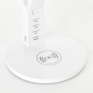 Lampa biurkowa LED Kaila | Ładowarka Indukcyjna, Ściemniacz | Brilliant