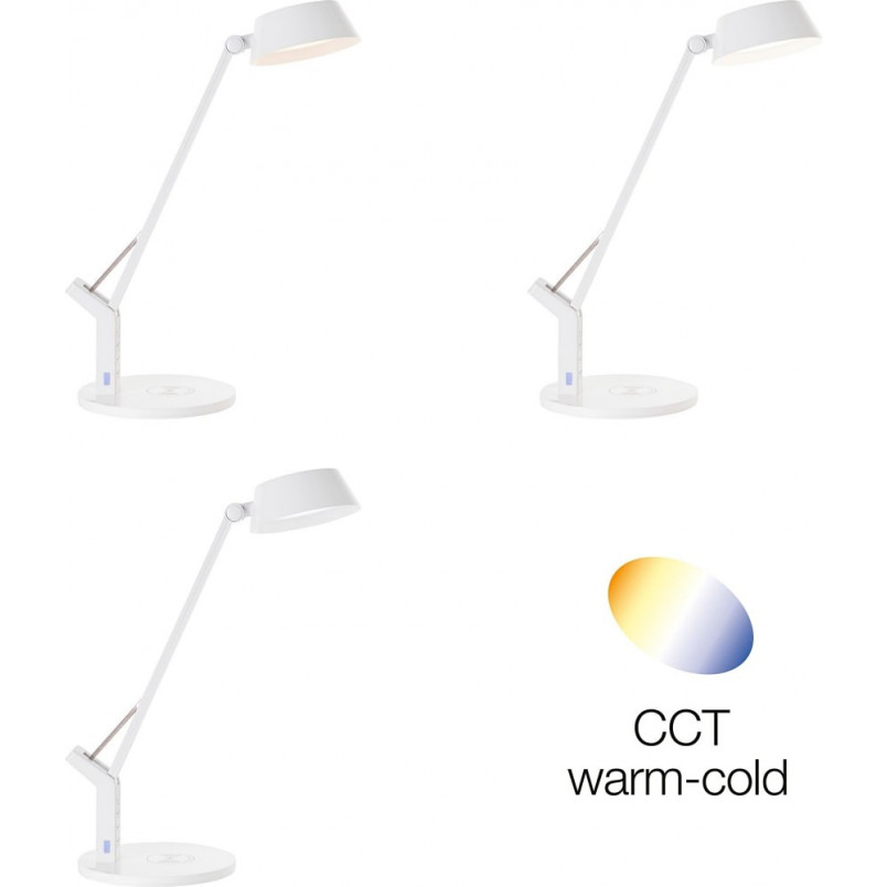 Lampa biurkowa LED Kaila | Ładowarka Indukcyjna, Ściemniacz | Brilliant