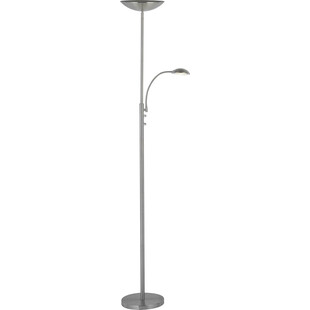 Lampa podłogowa z lampką do czytania Rosanna LED chrom Brilliant