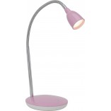 Lampka biurkowa Anthony LED różowa | Brilliant - Oświetlenie dla dzieci