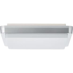 Plafon łazienkowy kwadratowy Devora Square LED 28cm srebrny Brilliant
