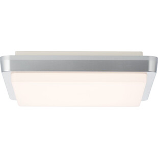 Plafon łazienkowy kwadratowy Devora Square LED 28cm srebrny Brilliant