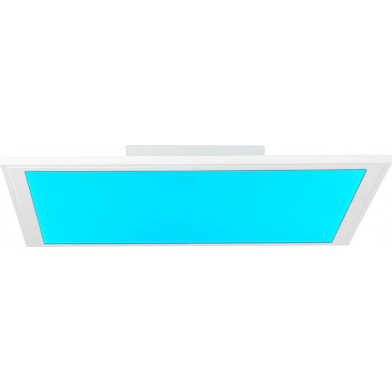 Plafon LED kwadratowy z pilotem Brilliant Abie | 39,5cm