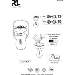 Lampy Solarne Ogrodowe Reality - Eleganckie Oświetlenie