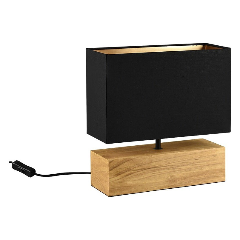 Lampka nocna Woody Long czarna | Reality - Sklep z lampami