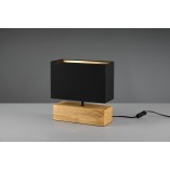Lampka nocna Woody Long czarna | Reality - Sklep z lampami