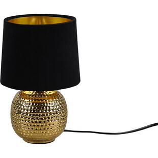 Lampa stołowa czarno-złota Reality Sophia | Elegancki design