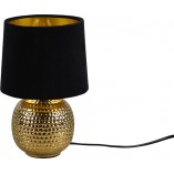 Lampa stołowa czarno-złota Reality Sophia | Elegancki design