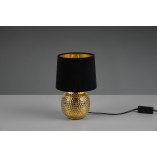 Lampa stołowa czarno-złota Reality Sophia | Elegancki design