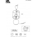 Lampa stołowa czarno-złota Reality Sophia | Elegancki design