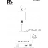 Lampa nocna czarno-złota Reality Jerry | Eleganckie oświetlenie