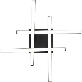Plafon nowoczesny Route IV 46cm LED 4000K czarny mat Reality