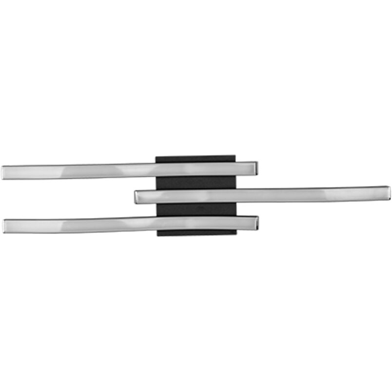 Plafon LED czarny Reality Route III 56cm - Nowoczesne oświetlenie