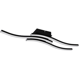 Plafon nowoczesny Route III 56cm LED 4000K czarny mat Reality